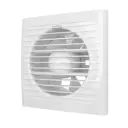 Вентилятор вытяжной Auramax Optima 4C D100 мм 35 дБ 97 м³/ч обратный клапан цвет белый