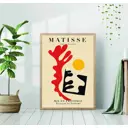 Постер 28 картин "Анри матисс рисунок детали" 70x50 см, в подарочном тубусе без рамы