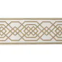 Бордюр текстильный для штор Mirtex YGH165-2 "Elementum 3" ширина 9 см длина 3.5 м