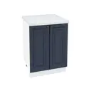 Напольный шкаф Сурская мебель Ницца 60x81.6x47.8 см МДФ цвет дуб чернильный