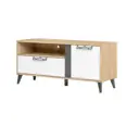 Тумба под телевизор Szynaka-mebele sp. z.o.o. 120x55x42 см МДФ цвет бежево-белый