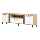 Тумба под телевизор Szynaka-mebele sp. z.o.o. 170x55x42 см МДФ цвет бежево-белый