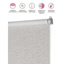 Рулонная штора Decofest Блэкаут Баунти 55x160 см цвет бежевый мини 149.728