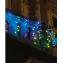 Электрогирлянда универсальная Uniel Бахрома 6м 300 ламп разноцветный свет 8 режимов работы