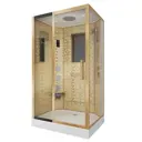 Душевая кабина Niagara LuxeNG-7711GL низкий поддон 90x120 см
