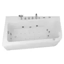 Акриловая ванна Grossman GR-17095L с гидромассажем 95x170x58