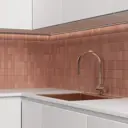 Мозаика алюминиевая Artens Tara 30.6x29.6 см цвет розовое золото