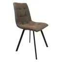 Кухонный стул Huafeng Mia 89x53x44.5 см полиэстер цвет коричневый/латте