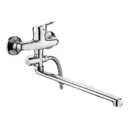 Смеситель для ванны D-lin D140310-2 с душевой лейкой однорычажный цвет хром