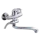 Смеситель для ванны D-lin D140602 с душевой лейкой однорычажный цвет хром