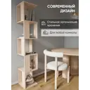 Стеллаж Good-дом 35x175x35 см ЛДСП цвет сонома нагрузка на полку до 8 кг