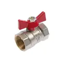 Кран шаровой Otmo 3/4" внутренняя-внутренняя резьба бабочка