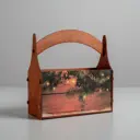 Кашпо флористическое новогоднее "Ветки" 23x9.5x26.5 см