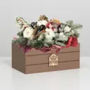 Ящик для декора МДФ 25x14x11 см "Домик" мускат