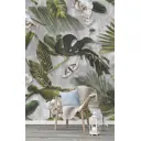 Фотообои флизелиновые Bartonwall 200x270 см Тропические листья пальмы Монстера