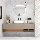 Плитка настенная Marmo Bianco 30х60 см 1.44 м² цвет белый