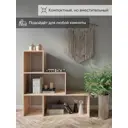 Стеллаж Good-дом 105x105x32 см ЛДСП цвет сонома нагрузка на полку до 10 кг