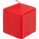 Свеча столбик красная 6x8 см