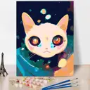 Картина по номерам Red panda Космо Кот 30x40 см