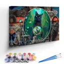 Картина по номерам Red panda Коты чародеи 30x40 см