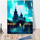 Картина по номерам храм в Петербурге 30x40 см