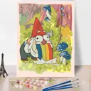 Картина по номерам Red panda Шмебьюлок 30x40 см