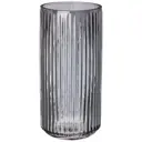 Ваза Agness Smoky стекло цвет графитовый 25 см