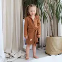 Банный халат Lovelife 7577497 рост 110-116 см цвет коричневый