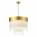 Люстра подвесная ST LUCE SL1352.203.09 9 ламп 18 м² цвет золото
