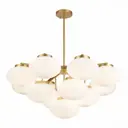 Люстра на штанге ST LUCE SL1503.203.13 13 ламп 26 м² цвет золото