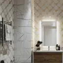 Плитка настенная Стратос 25х75 см цвет белый