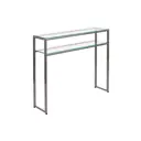 Консоль напольная Allconsoles 1042-CS clear 100x80x25 см сталь цвет серебряный
