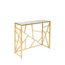 Консоль напольная Allconsoles 1051-CG 100x80x35 см сталь цвет золотой
