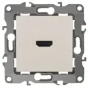 Розетка HDMI встраиваемая Эра 12 Б0027482 цвет слоновая кость