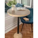 Стол круглый Мелодия света Bowl 950 70x70 см бетон цвет светло-бежевый