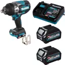 Гайковерт аккумуляторный Makita TW001GA201, 40 В Li-Ion 2x2 Ач, 2020 Нм