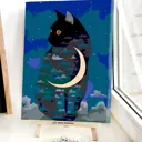 Картина по номерам Red panda Котик Луна 30x40 см