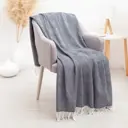 Плед Влади 9347703, 140x200 см, хлопок, цвет синий