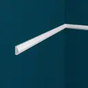 Молдинг Perfect plus на стену из дюропласта белый 2000x8 мм 5 шт