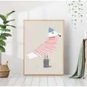 Постер 28 картин "Птица альбатрос" 70x50 см без рамы