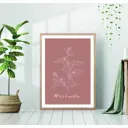 Постер 28 картин "Ботаника рисунок" 70x50 см без рамы