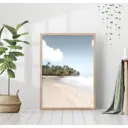 Постер 28 картин "Белоснежный пляж пунта-кана" 70x50 см без рамы