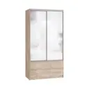Шкаф Моби 58x225x116 см ЛДСП цвет бежевый