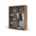 Шкаф Паола 178x220x53.2 см ЛДСП цвет дуб крафт золотой
