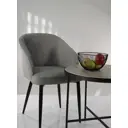 Стул Callisto mobili Сати 84x53x54 см велюр цвет серый