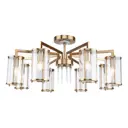 Люстра потолочная STILFORT 1046-05-08PT 1046/05/08PT 8 ламп 21 м² цвет бронза