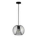 Светильник подвесной LOFT IT 10032 Black Deseno 1 лампа 3 м² цвет черный