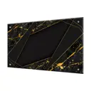 Защитный экран Borntoprint Абстракция 60x90x0.4 см закаленное стекло цвет прозрачный