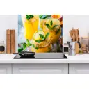 Защитный экран Borntoprint Коктейль 60x50x0.4 см закаленное стекло цвет прозрачный