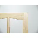 Фасад со стеклом Леспроф Экстра 59.60x99.80x2.20 см сосна/стекло цвет бежевый